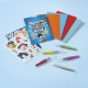Set creativ de desenat cu sabloane si carioci spray Patrula Catelusilor Set creativ de desenat cu sabloane si carioci spray Patrula Catelusilor
