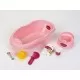 Set de baie cu accesorii pentru papusi Coralie Set de baie cu accesorii pentru papusi Coralie