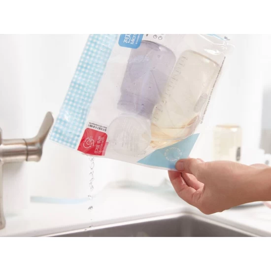 Set pungi pentru sterilizare la microunde (5 buc.) Set pungi pentru sterilizare la microunde (5 buc.)