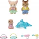 Set de joaca Sylvanian Families Prietenii de la Gradinita - Trio la Piscina