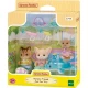 Set de joaca Sylvanian Families Prietenii de la Gradinita - Trio la Piscina