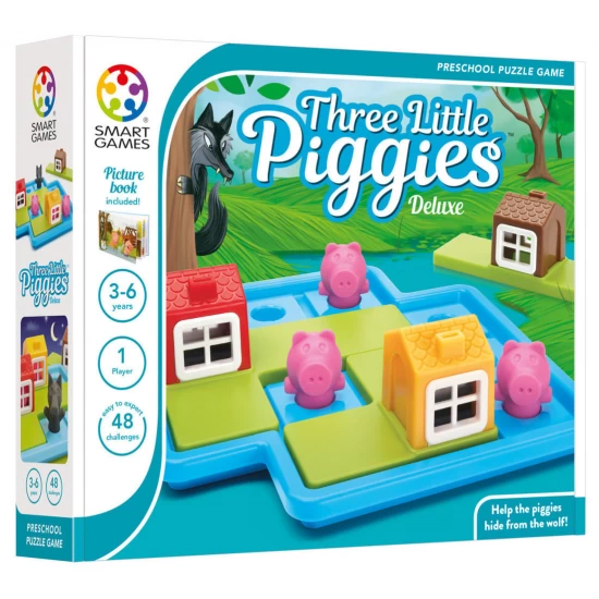 Joc logic Cei trei purcelusi Deluxe Joc logic Cei trei purcelusi Deluxe