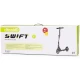 Trotineta copii Chipolino Swift Black, pliabila, +8 ani