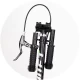 Trotineta copii Chipolino Swift Black, pliabila, +8 ani