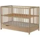 Patut copii din lemn Hubners Dominic 120x60 cm natur cu sertar Patut copii din lemn Hubners Dominic 120x60 cm natur cu sertar