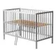 Patut copii din lemn Hubners Dominic 120x60 cm Alb Patut copii din lemn Hubners Dominic 120x60 cm Alb
