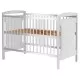 Patut copii din lemn Hubners Karly 120x60 cm Alb Patut copii din lemn Hubners Karly 120x60 cm Alb