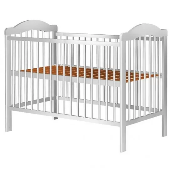 Patut copii din lemn Hubners Lizett 120x60 cm Alb Patut copii din lemn Hubners Lizett 120x60 cm Alb