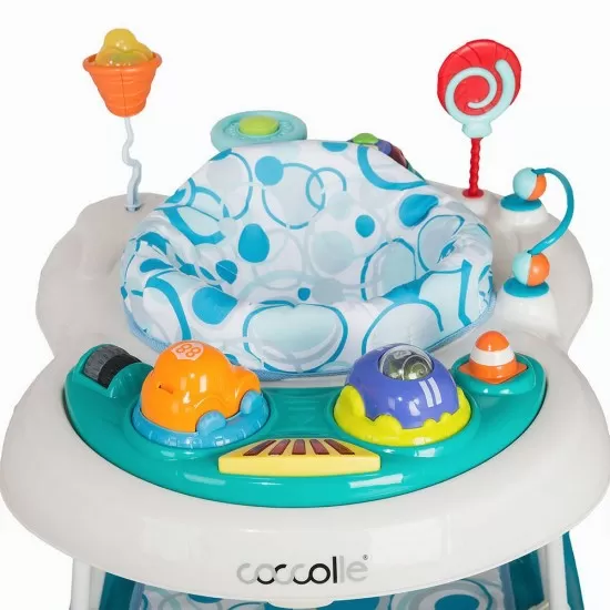Premergator cu balansoar Coccolle Inizio Albastru Premergator cu balansoar Coccolle Inizio Albastru