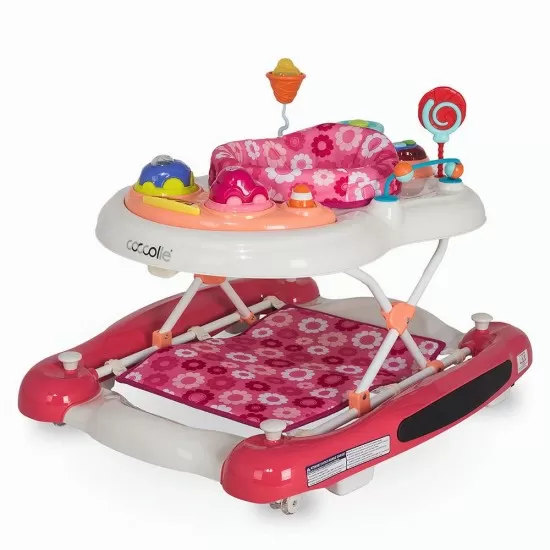 Premergator cu balansoar Coccolle Inizio Roz Premergator cu balansoar Coccolle Inizio Roz