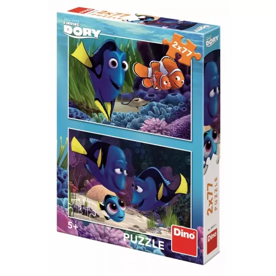 Puzzle 2 in 1 - Gasirea lui Dory (77 piese) Puzzle 2 in 1 - Gasirea lui Dory (77 piese)