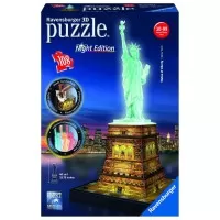 PUZZLE 3D LUMINOS STATUIA LIBERTATII, 108 PIESE
