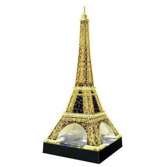 Puzzle 3D Turnul Eiffel Noaptea 216 Piese Puzzle 3D Turnul Eiffel Noaptea 216 Piese