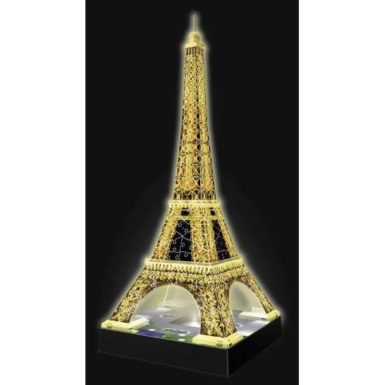 Puzzle 3D Turnul Eiffel Noaptea 216 Piese Puzzle 3D Turnul Eiffel Noaptea 216 Piese