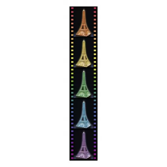 Puzzle 3D Turnul Eiffel Noaptea 216 Piese Puzzle 3D Turnul Eiffel Noaptea 216 Piese