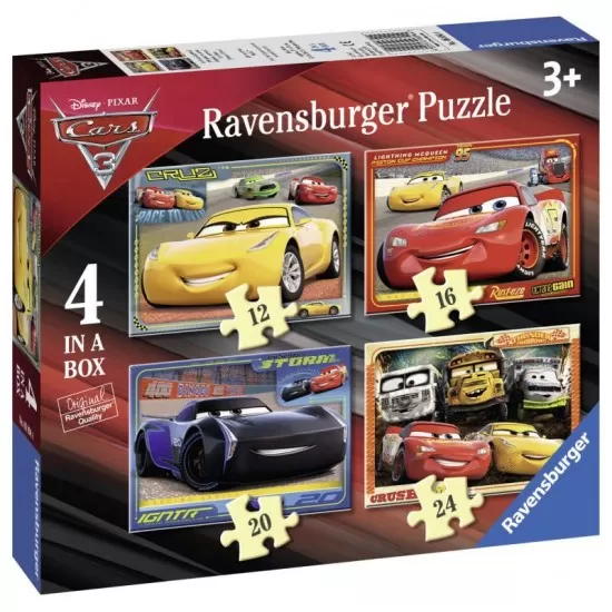 Puzzle Cars 12/16/20/24 piese Puzzle Cars 12/16/20/24 piese