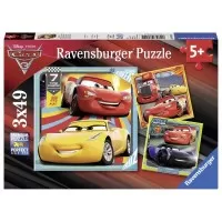 Puzzle Cars 3x49 piese