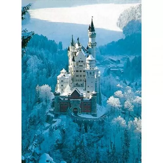 PUZZLE CASTELUL NEUSCHWANSTEIN IARNA, 1500 PIESE PUZZLE CASTELUL NEUSCHWANSTEIN IARNA, 1500 PIESE