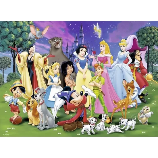 PUZZLE DISNEY PERSONAJELE PREFERATE, 200 PIESE PUZZLE DISNEY PERSONAJELE PREFERATE, 200 PIESE