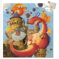 Puzzle Djeco Cavalerul si Dragonul