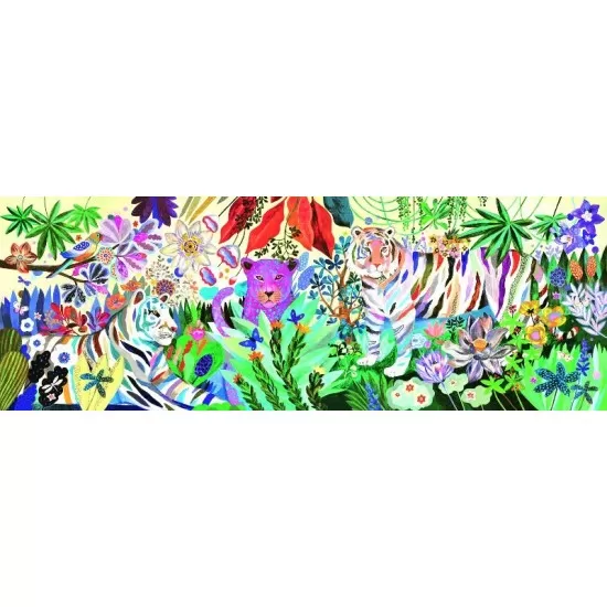 Puzzle Djeco Tigrii Curcubeu Puzzle Djeco Tigrii Curcubeu