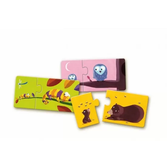 Puzzle duo Djeco Mama si puiul