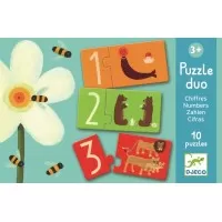 Puzzle duo Djeco Numere
