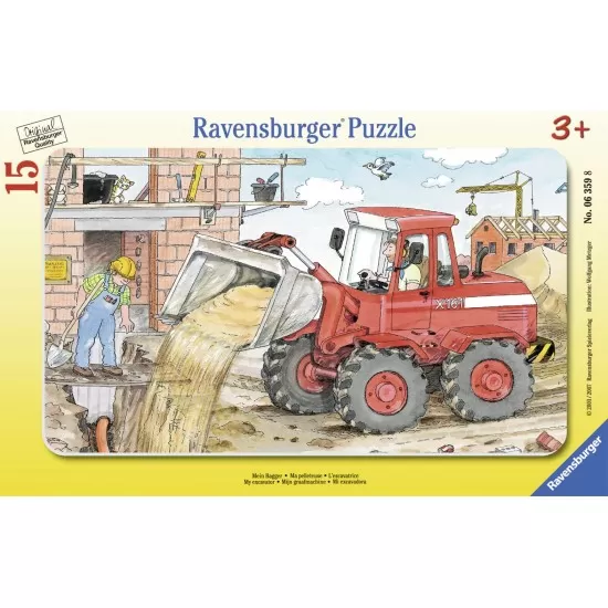PUZZLE EXCAVATOR, 15 PIESE