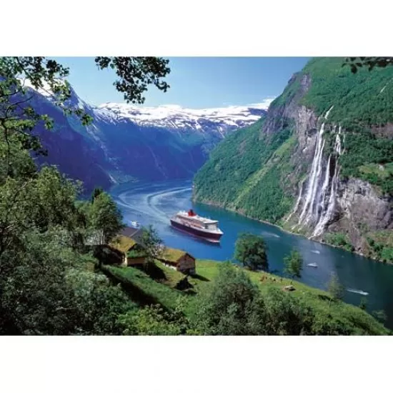 PUZZLE FIORD NORVEGIAN, 1000 PIESE PUZZLE FIORD NORVEGIAN, 1000 PIESE