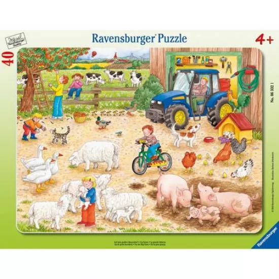 PUZZLE LA FERMA CEA MARE, 40 PIESE PUZZLE LA FERMA CEA MARE, 40 PIESE