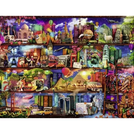 PUZZLE LUMEA CARTILOR, 2000 PIESE PUZZLE LUMEA CARTILOR, 2000 PIESE