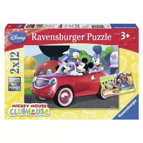 PUZZLE MINNIE, MICKEY SI PRIETENII, 2x12 PIESE PUZZLE MINNIE, MICKEY SI PRIETENII, 2x12 PIESE