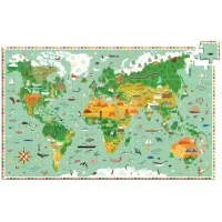 Puzzle observatie Djeco In jurul lumii