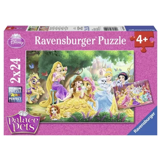 Puzzle Palatul Animalelor 2x24 piese Puzzle Palatul Animalelor 2x24 piese