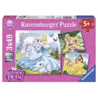 PUZZLE PALACE PETS 3x49p