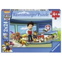 PUZZLE PATRULA CATELUSILOR, 2x24 PIESE