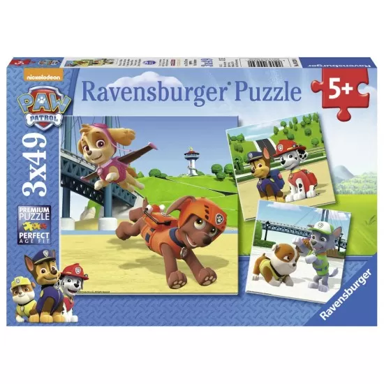 PUZZLE PATRULA CATELUSILOR, 3x49 PIESE PUZZLE PATRULA CATELUSILOR, 3x49 PIESE