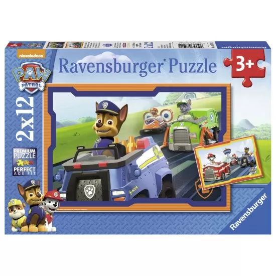 PUZZLE PATRULA CATELUSILOR IN ACTIUNE, 2x12 PIESE PUZZLE PATRULA CATELUSILOR IN ACTIUNE, 2x12 PIESE
