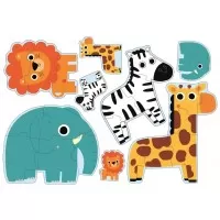Puzzle progresiv Djeco - In jungla