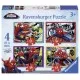 PUZZLE SPIDERMAN, 4 BUC IN CUTIE, 12/16/20/24 PIESE PUZZLE SPIDERMAN, 4 BUC IN CUTIE, 12/16/20/24 PIESE