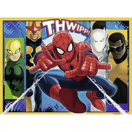 PUZZLE SPIDERMAN, 4 BUC IN CUTIE, 12/16/20/24 PIESE PUZZLE SPIDERMAN, 4 BUC IN CUTIE, 12/16/20/24 PIESE