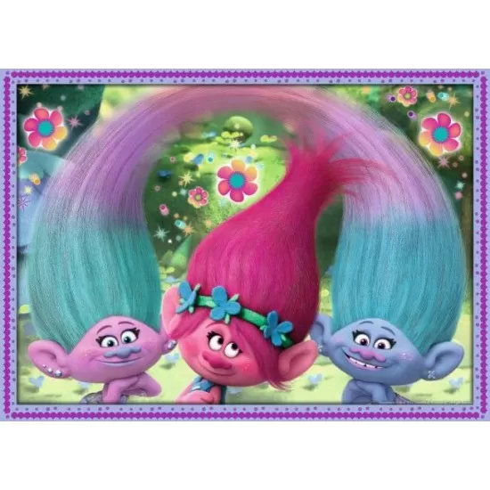 PUZZLE TROLLS, 4x100 PIESE PUZZLE TROLLS, 4x100 PIESE