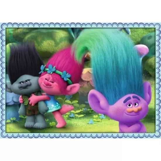 PUZZLE TROLLS, 4x100 PIESE PUZZLE TROLLS, 4x100 PIESE