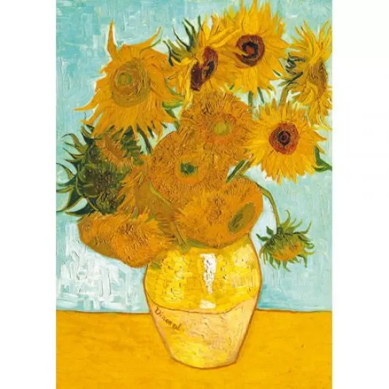 PUZZLE VAN GOGH - VAZA CU FLORI, 1000 PIESE PUZZLE VAN GOGH - VAZA CU FLORI, 1000 PIESE