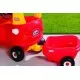 Remorca rosie pentru masinuta printesa Cozy - Little Tikes Remorca rosie pentru masinuta printesa Cozy - Little Tikes