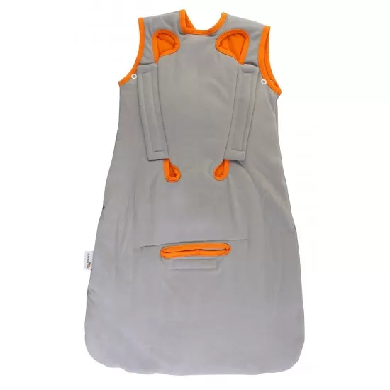Sac de dormit multifunctional Grey Orange Zoo Animal Travel 0-3 luni 2.5 Tog Sac de dormit multifunctional Grey Orange Zoo Animal Travel 0-3 luni 2.5 Tog