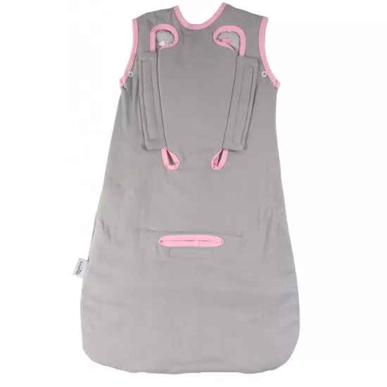 Sac de dormit multifunctional Grey Pink Elephant Travel 6-18 luni 2.5 Tog Sac de dormit multifunctional Grey Pink Elephant Travel 6-18 luni 2.5 Tog