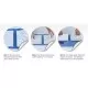 Saltea pentru patut Nap Star - 140 x 70 x 11 cm Saltea pentru patut Nap Star - 140 x 70 x 11 cm