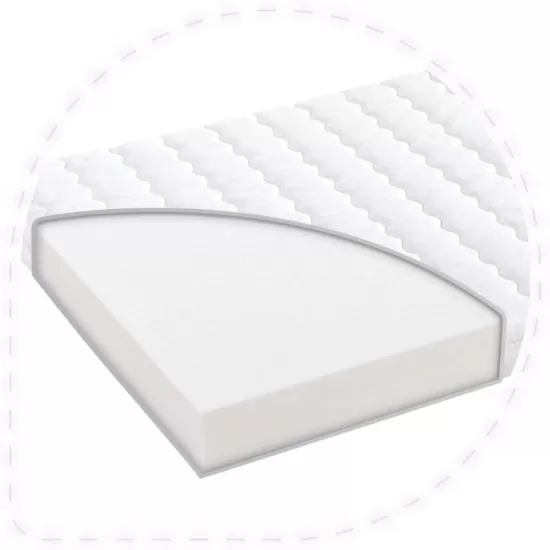 Saltea pentru patut Soft Wash - 120 x 60 x 9 cm