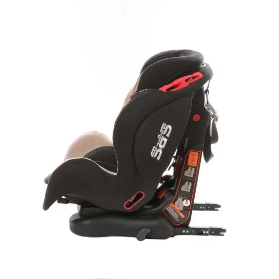 Scaun auto Georgia cu Isofix si Top Tether Bej KidsCare Scaun auto Georgia cu Isofix si Top Tether Bej KidsCare